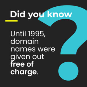 Until-1995,-domain-names-were-given-out-free-of-charge.